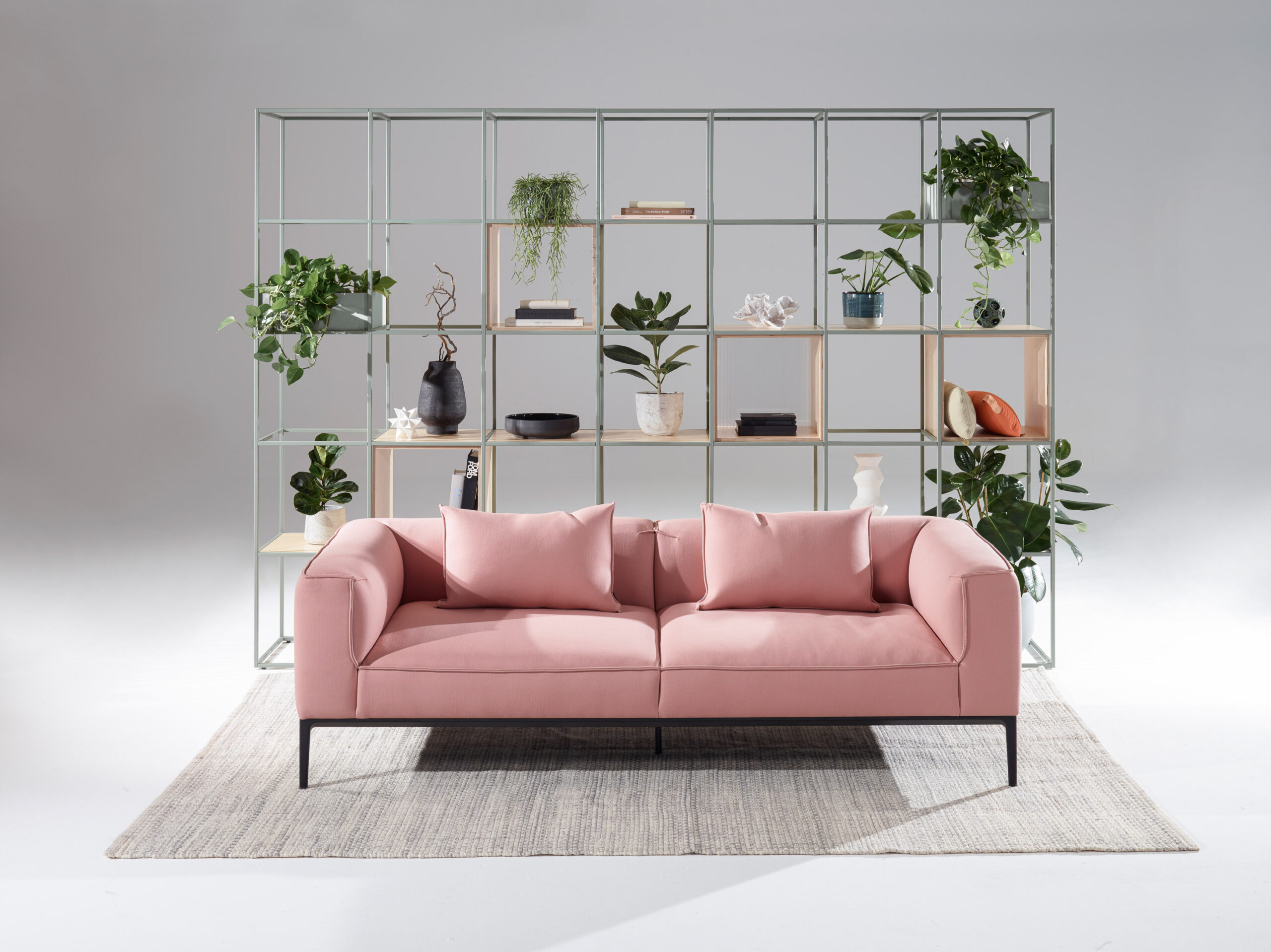 Crate Divide and Oran sofa by Allermuir